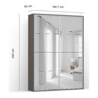 DRESSING LEX 181-240-45 B GRI/O/O